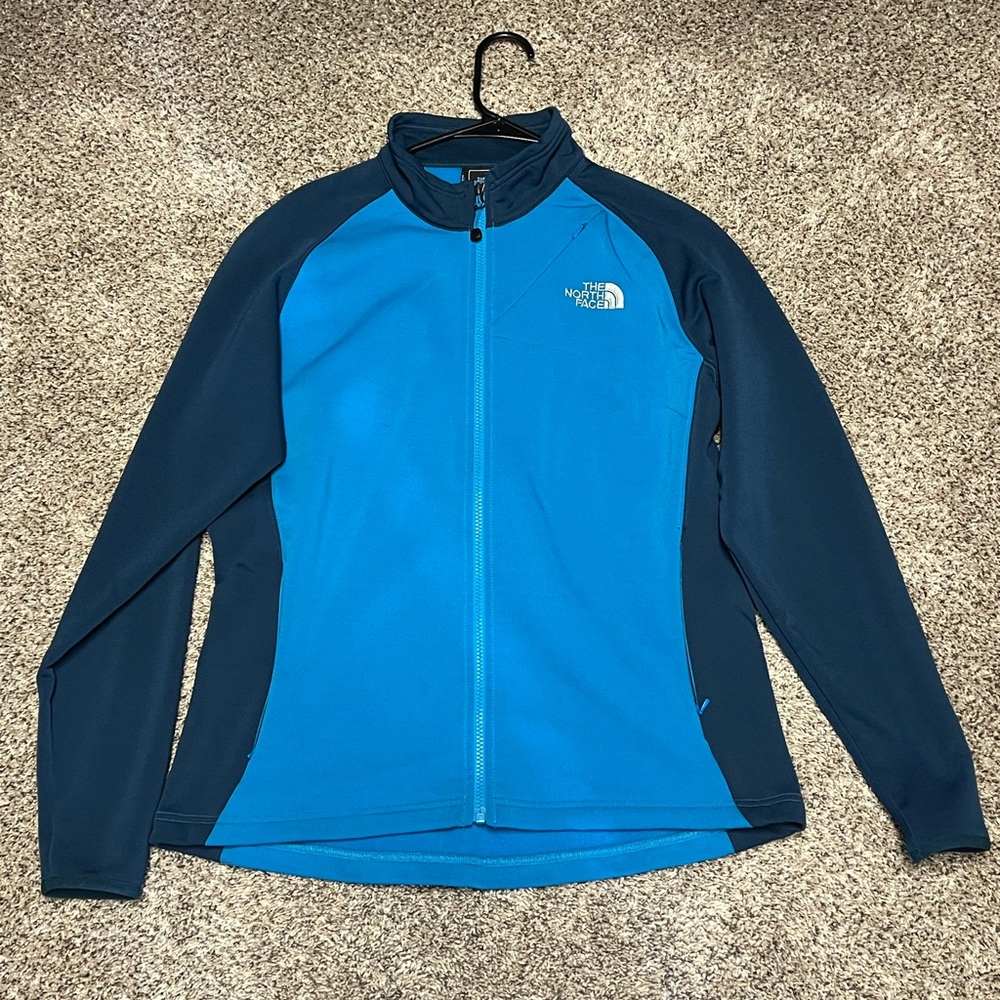 North Face Full Zip Up - Blue